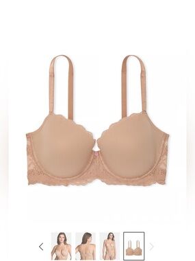 Victoria Secret DREAM ANGELS
Smooth & Lace Lightly Lined Demi Bra
